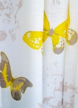 1 Visillo mariposas amarillo - 5