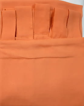 1 Visillo presillas crep naranja - 1