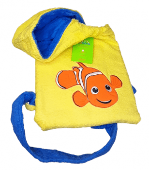 Albornoz amarillo Infantil Pez Nemo. Talla 4 y 8 - 1