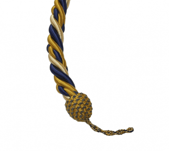 Abrazadera cordón azul amarilla - 3